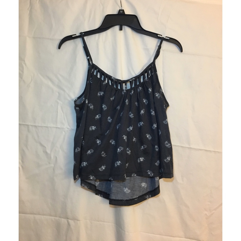 Mudd grey patterned tank top